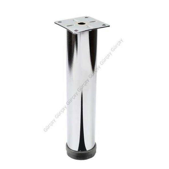 Metal Mobilya Ayağı Krom Çap 42mm - 20cm (4 Adet) ürün görseli 1