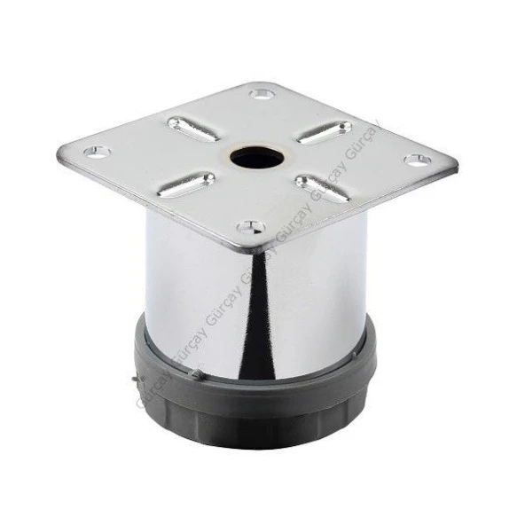 Metal Mobilya Ayağı Krom Çap 42mm - 5cm (4 Adet) ürün görseli 1