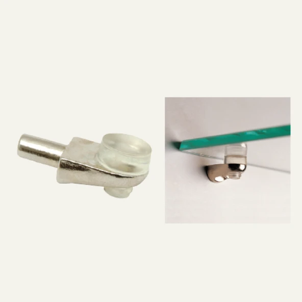 Cam Raf Pimi Vantuzlu 5mm (4 Adet) ürün görseli 1
