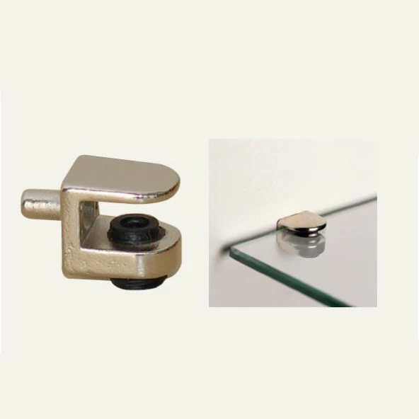 Gürcay Sıkıştırmalı Cam Raf Pimi 5Mm Pimli 8 Adet ürün görseli 1