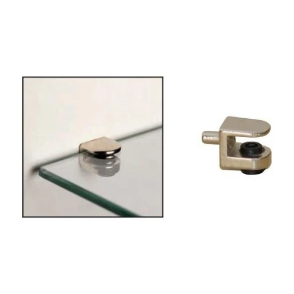 Sıkıştırmalı Cam Raf Pimi 5mm Pimli (4 Adet) ürün görseli 1