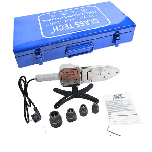 CLASS TECH PLASTİK BORU KAYNAK MAKİNESİ PLASTİK GÖVDE 1500W ürün görseli 1