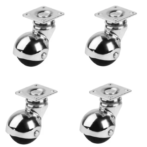 Krom Teker H60mm (4 Adet) ürün görseli 1