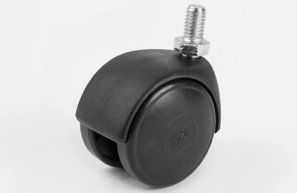 Mobilya Tekeri Döner Plastik H64mm 3/8inç Vidalı ürün görseli 1