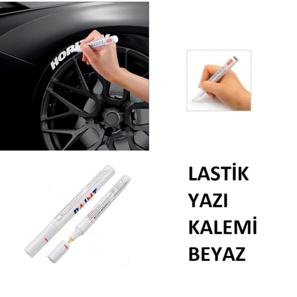 PAINT Lastik Yazma Kalemi Beyaz ürün görseli 1