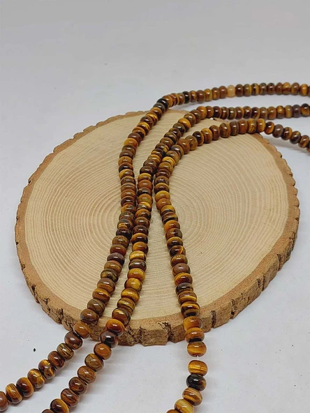 Kaplangözü Taşı Rondela Kesim 5x8mm Dizi (54324) ürün görseli 1