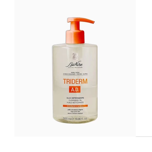 Bionike Triderm A.D. Kuru ve Çok Kuru Ciltler İçin Temizleyici Yağ 500ml ürün görseli 1
