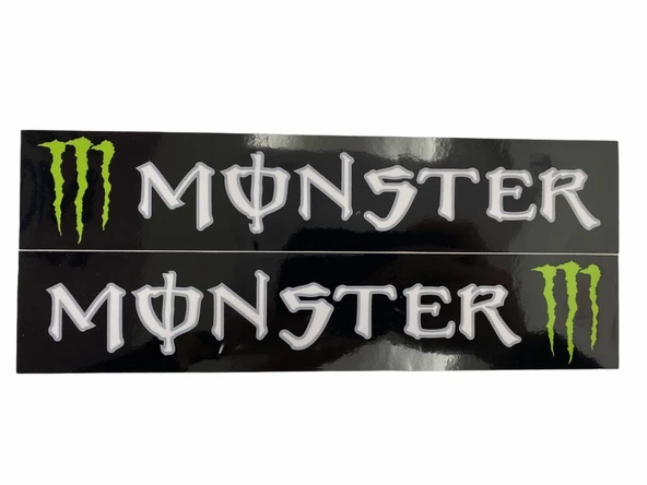 Monster Ön Amortisör Sticker Seti ürün görseli 1