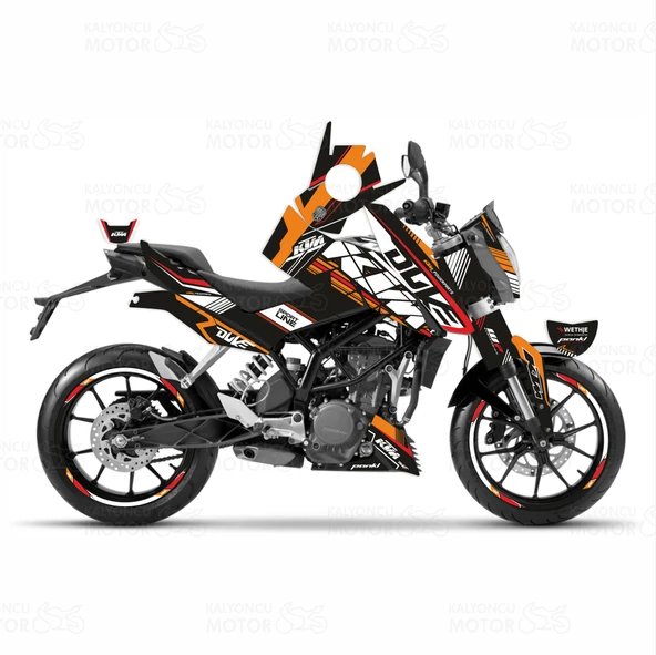 KTM Duke 390 Sport Line Sticker Seti ürün görseli 1