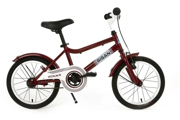 BİSAN TOMMY ERKEK ÇOCUK BİSİKLETİ 26CM V 16 JANT BORDO BORDO ürün görseli 1