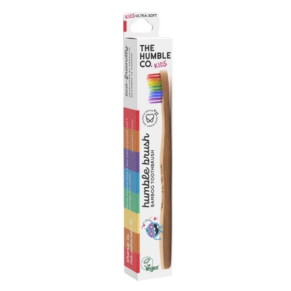Humble Brush Kids Ultra Soft Diş Fırçası Gökkuşağı ürün görseli 1