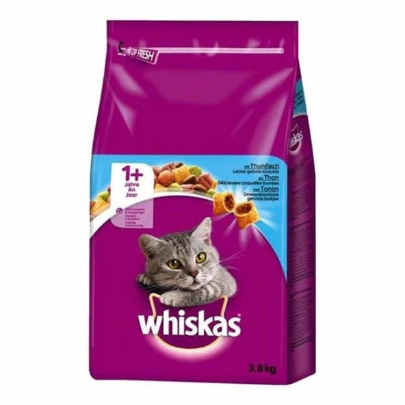 Whiskas Ton Balıklı Sebzeli Kuru Kedi Maması 3,8 Kg ürün görseli 1