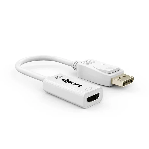 QPORT Q-DP-HDB DISPLAY PORT TO HDMI 4K ÇEVİRİCİ ürün görseli 1