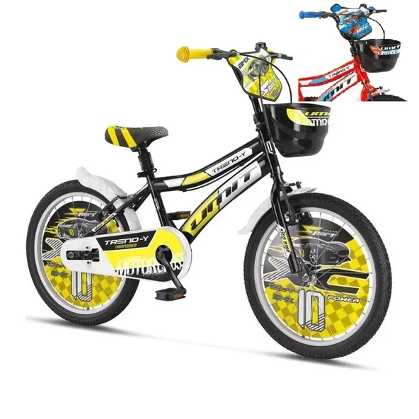 ÜMİT 2002 TREND-Y-BMX-SEPET-V-ERKEK ÇOCUK BİSİKLETİ 20 JANT TURUNCU MAVİ ürün görseli 1