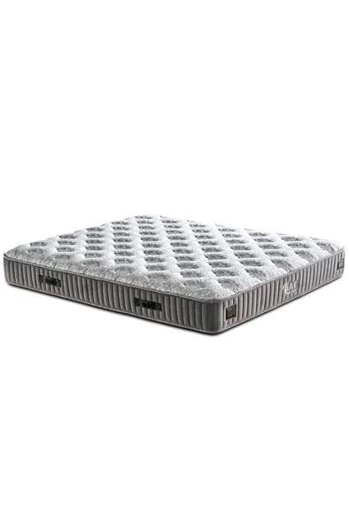 Line Visco Yatak 100x200 cm Tek Kişilik 28 cm Visco Süngerli Yaylı Lüks Yatak Orta Sert Koyu Gri ürün görseli 1