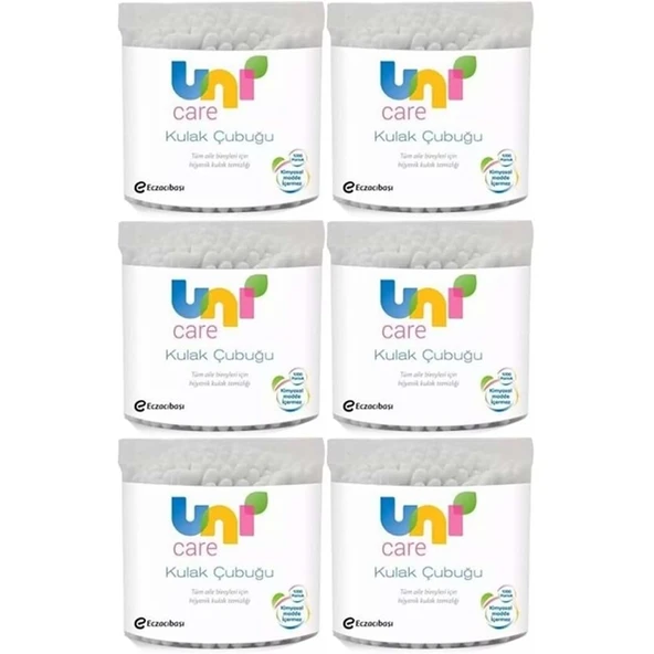 Uni Baby Kulak Temizleme Çubuğu 100 Adet (6 Lı Set) ürün görseli 1