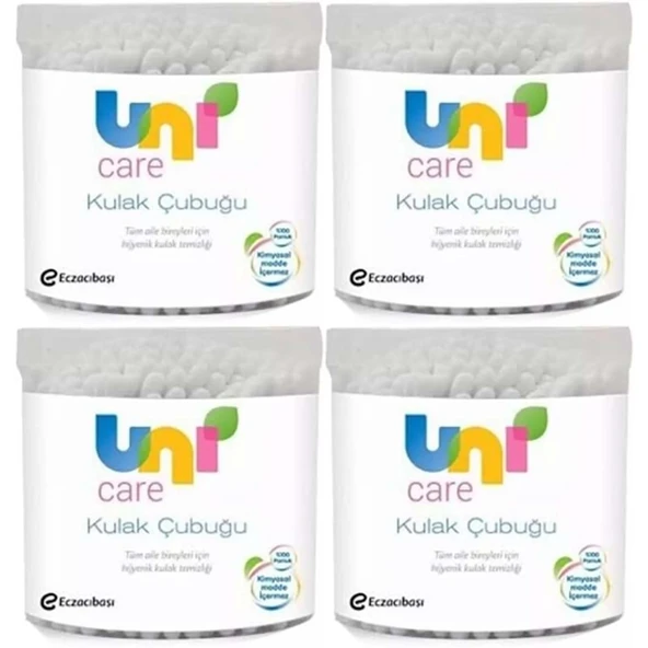 Uni Baby Kulak Temizleme Çubuğu 100 Adet (4 Lü Set) ürün görseli 1