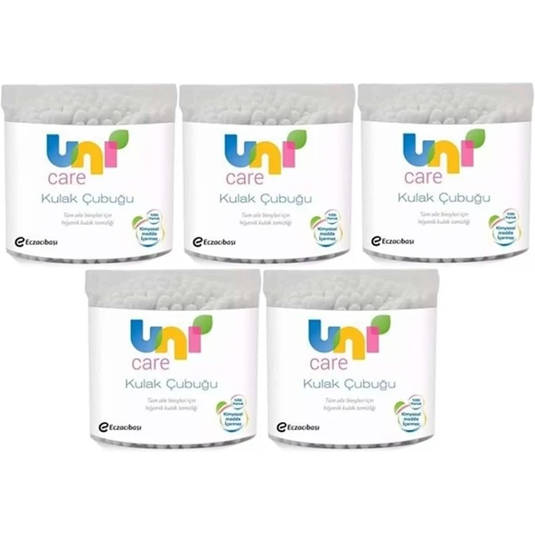 Uni Baby Kulak Temizleme Çubuğu 100 Adet (5 Li Set) ürün görseli 1