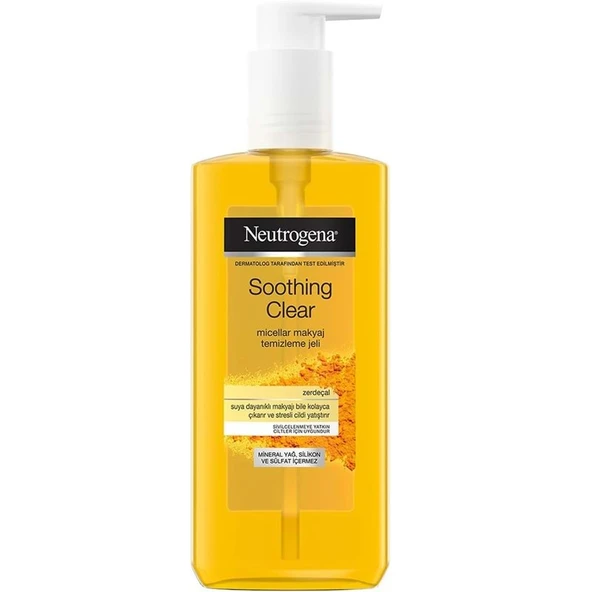 Neutrogena Soothing Clear Micellar Yüz Temizleme Jeli 200ML ürün görseli 1