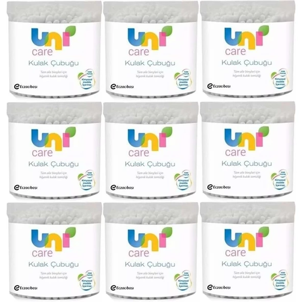 Uni Baby Kulak Temizleme Çubuğu 100 Adet (9 Lu Set) ürün görseli 1