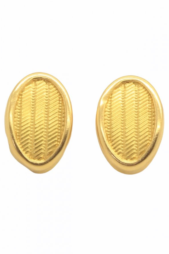 Cigold 22 Ayar Taşsız Küpe OA-K1KÜP0316025645 ürün görseli 1