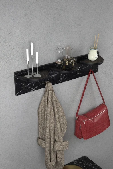 Askılık Duvar Elbise Askılığı Portmanto 80 Cm Bendir ürün görseli 1