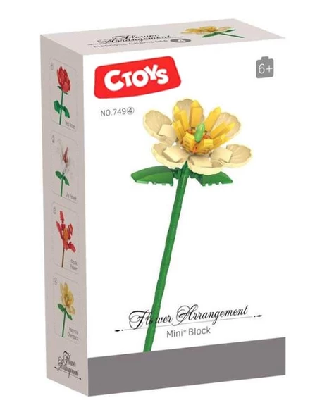Ctoys Flower Arrangement Mini Blok Magnolia Champaca ürün görseli 1