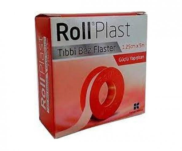 Roll Plast Tıbbi Flaster 1,25 Cm X 5 M ürün görseli 1