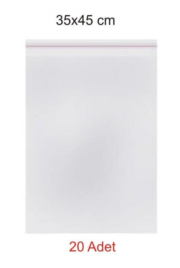 Kendinden Yapışkanlı (Bantlı) Şeffaf Jelatin Torba 35x45 cm 20 Adet ürün görseli 1