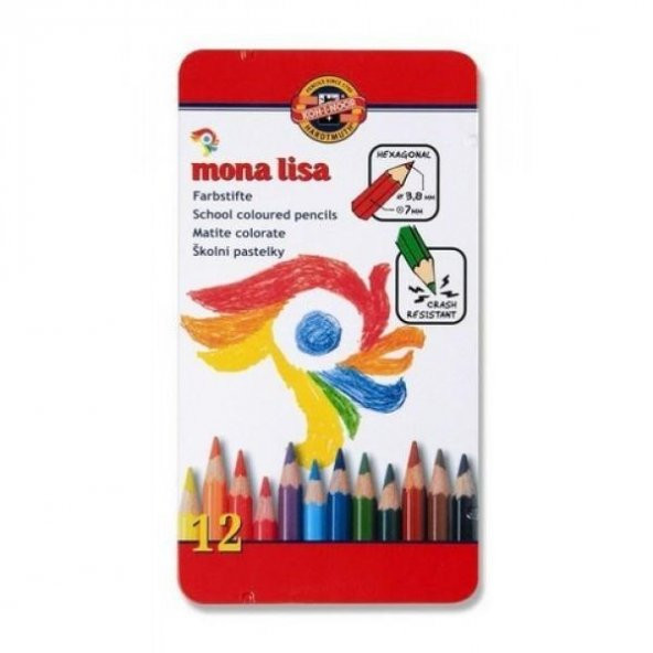 Koh-I Noor Set Of Artist´s ColouRed Pencils 3812 12 ürün görseli 1