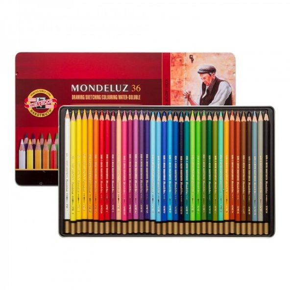 Koh-I Noor Set Of Aquarell ColouRed Pencils 3725 36 ürün görseli 1