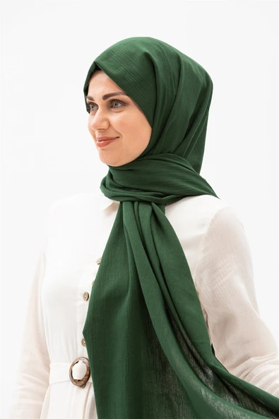 Şile Bezi Şal Yeşil Ysl - Resim 2