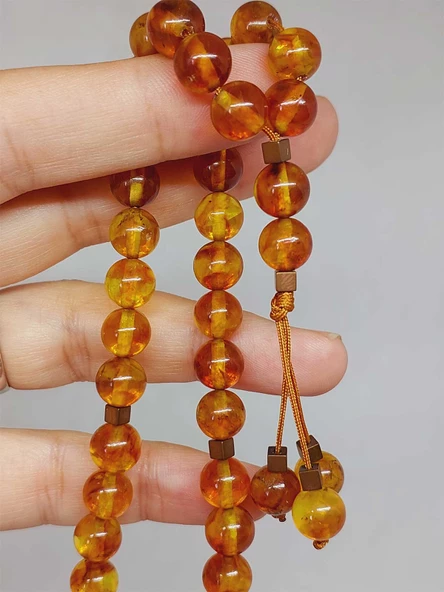 Kehribar Taşı Tesbih 33'Lük 8mm (23475) ürün görseli 1