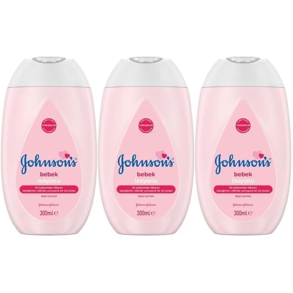 Johnsons Baby Bebek Losyon 300ML (3 Lü Set) ürün görseli 1