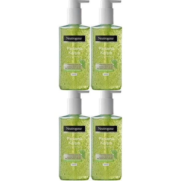 Neutrogena Visibly Clear Pore&Shine Temizleme Jeli 200ML (Parlama Karşıtı) (4 Lü Set) ürün görseli 1