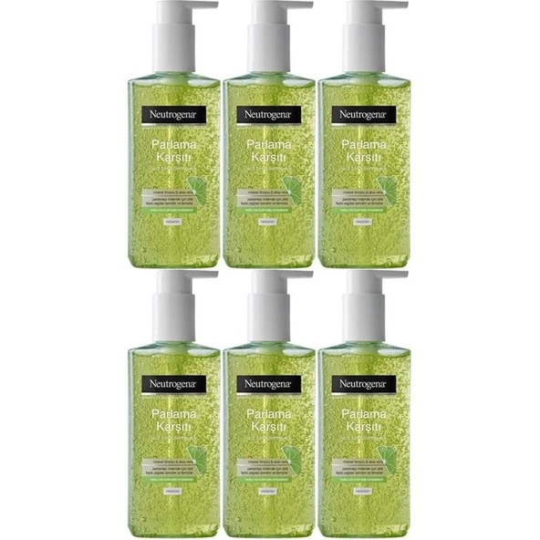 Neutrogena Visibly Clear Pore&Shine Temizleme Jeli 200ML (Parlama Karşıtı) (6 Lı Set) ürün görseli 1