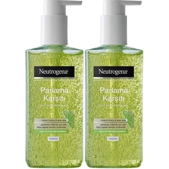 Neutrogena Visibly Clear Pore&Shine Temizleme Jeli 200ML (Parlama Karşıtı) (2 Li Set) ürün görseli 1