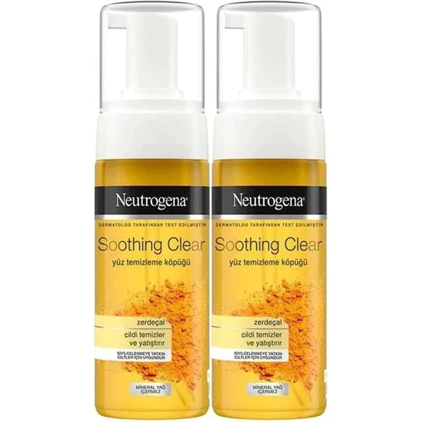 Neutrogena Soothing Clear Yüz Temizleme Köpüğü 150ML (2 Li Set) ürün görseli 1