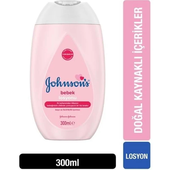 Johnsons Baby Bebek Losyon 300ML - Resim 2
