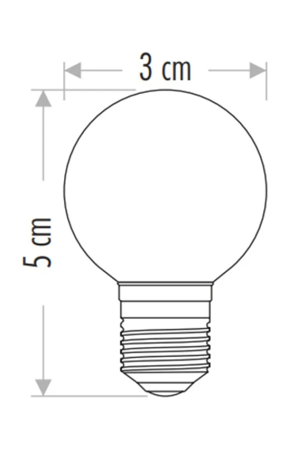 CATA CT 4071 1W Led Gece Ampul Sarı - Resim 2