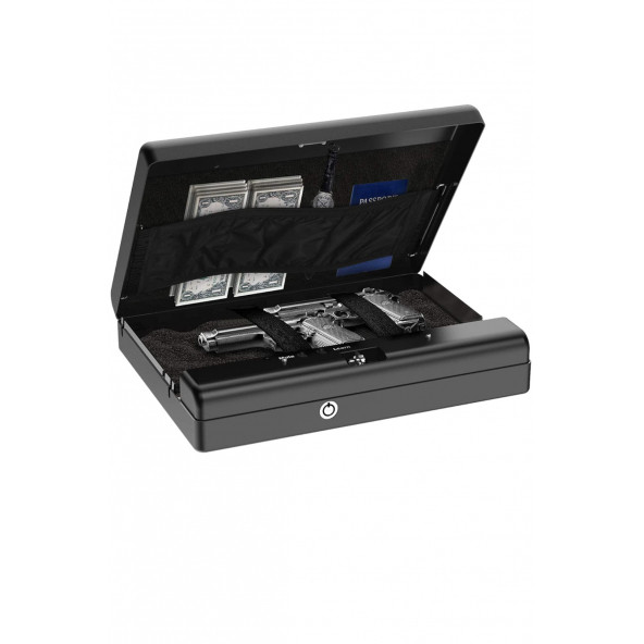 MÜHLEN Gun Safe 15D Dijital Şifreli Taşınabilir Çelik Silah Kasası ürün görseli 1