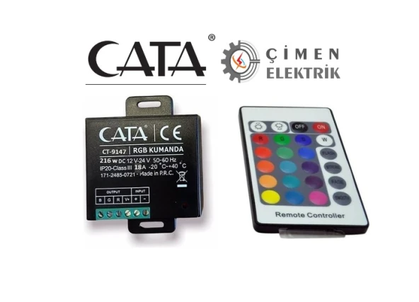 CATA CT 9147 18A - 216W Rgb Led Kumandası ürün görseli 1