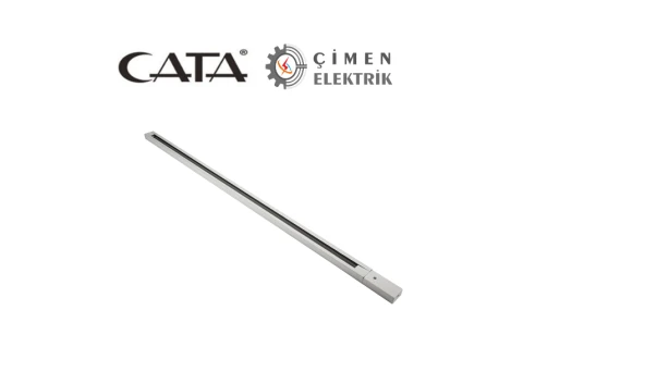 CATA CT 9710 1 Metre Monofaze Spot Rayı Beyaz Renk ürün görseli 1