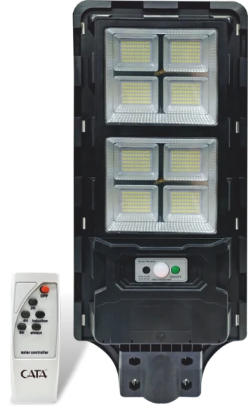 CATA CT 4641 Solar Güneş Enerjili 250W Sensörlü Sokak Armatür 6400K Beyaz Işık ürün görseli 1