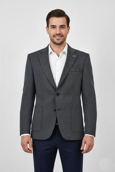 Erkek Tek Spor Ceket Çift Yırtmaçlı BGL-ST03983 ürün görseli 1