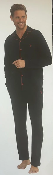 POLO 2 PARÇA BOYDAN PATLI LACİVERT SET 12039  ERKEK TAKIM ürün görseli 1