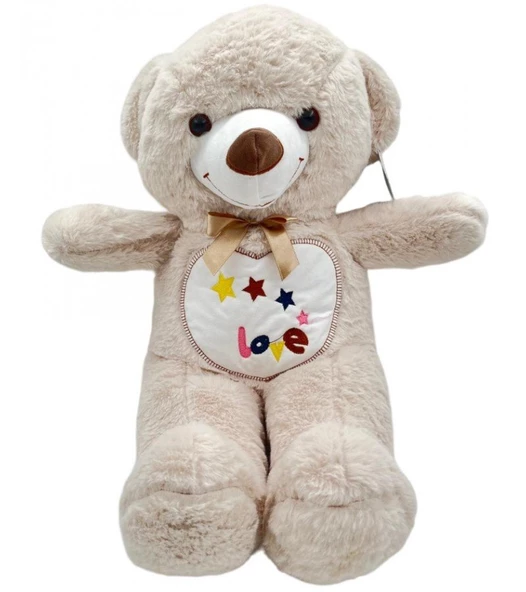 Peluş Salaş Kalpli Ayıcık 70 Cm - Mavi Su Dünyası ürün görseli 1