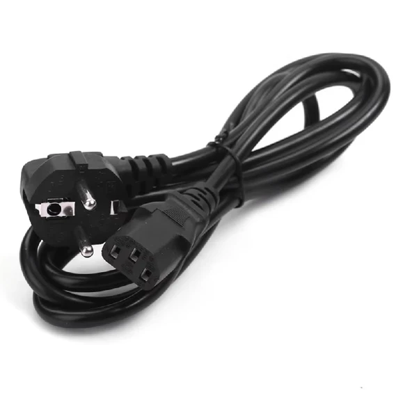 Bilgisayar Kasa Monitör Ekran Power Kablo Güç Kablosu - 1.5 Metre ürün görseli 1