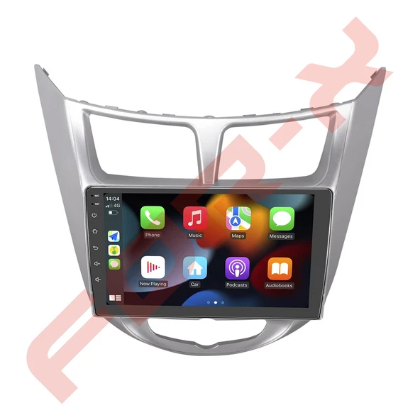 OTO TABLET ÇERÇEVE HYUNDAI ACCENT BLUE 2011-2016 9" GÜMÜŞ TAC-082 ürün görseli 1
