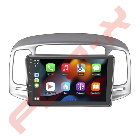 OTO TABLET ÇERÇEVE HYUNDAI ACCENT ERA 2009-2011 9" GÜMÜŞ TAC-083 ürün görseli 1